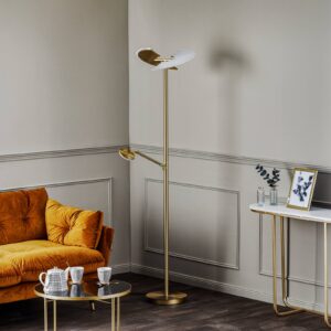 Svítidlo Lucande mosaz železo/plast