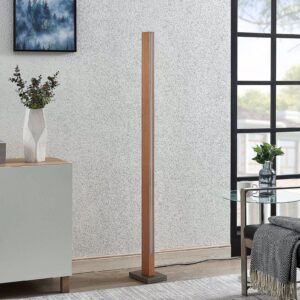 Svítidlo Lucande přírodní buk dřevo/kov