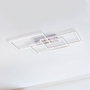 Svítidlo Lucande stříbrná železo/hliník/nerezová ocel/plast