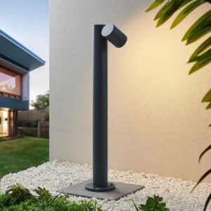 Svítidlo Lucande tmavě šedý hliníkový tlakový odlitek