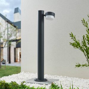 Svítidlo Lucande tmavě šedý hliníkový tlakový odlitek