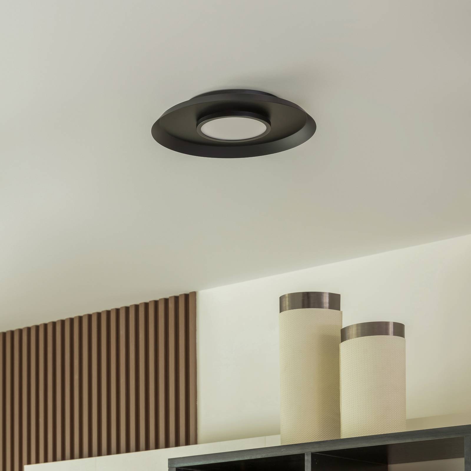 Svítidlo Lucande černá železo