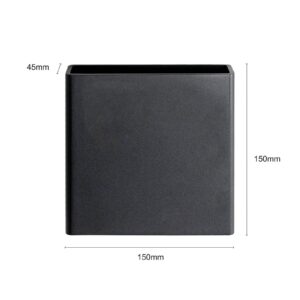 Svítidlo Lucande černá hliník