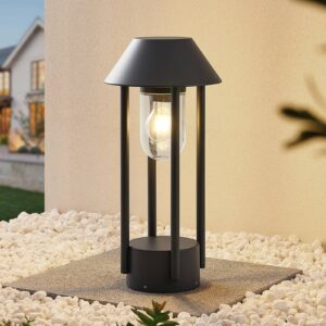 Svítidlo Lucande tmavě šedá hliník/nerez/sklo