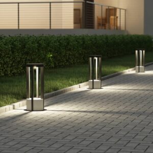 Svítidlo Lucande tmavě šedá (RAL 840-M) hliník/plast