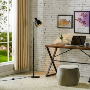 Svítidlo Lucande matná černá železo