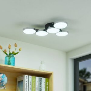 Svítidlo Lucande nikl/chrom nerez/hliník/železo/plast