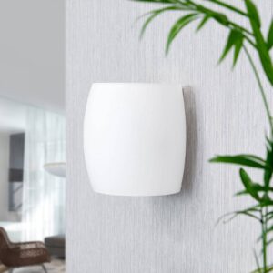 Svítidlo Lucande bílá sklo/kov