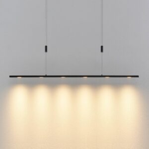 Svítidlo Lucande matná černá ocel/hliník