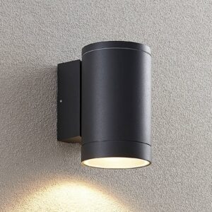 Svítidlo Lucande tmavě šedá (RAL 7024) hliníkový odlitek/temperované sklo