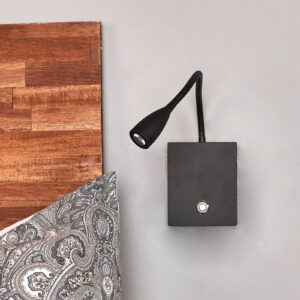 Svítidlo Lucande černá hliník/kov