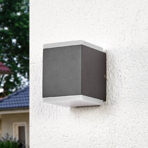 Svítidlo Lucande tmavě šedá hliníkový odlitek/plast