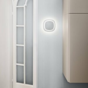 Svítidlo Luceplan perlová/čirá hliník/polykarbonát