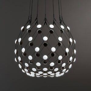 Svítidlo Luceplan černé kov/polykarbonát