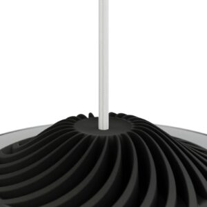 Svítidlo Luke Roberts černá hliník/plast