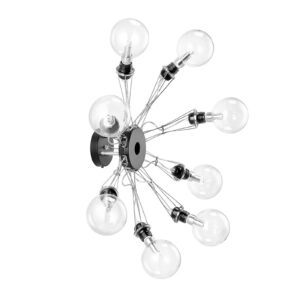 Svítidlo Lumina černé ocel/hliník