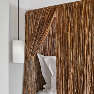 Svítidlo MARKET SET bílá kov/textil