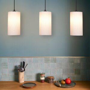 Svítidlo MARKET SET bílá kov/textil