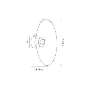 Svítidlo MARKET SET černobílá textil/kov