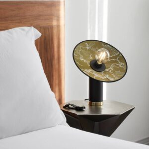 Svítidlo MARKET SET kumo khaki/černá kov/textil