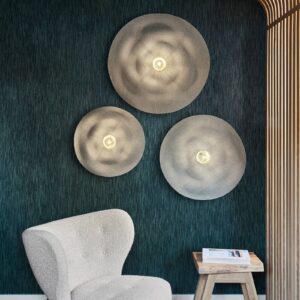 Svítidlo MARKET SET přírodní/mosaz kartáčovaná kov/plátno