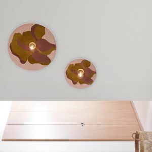 Svítidlo MARKET SET pivoňka nostalgie kov/látka