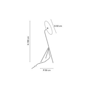 Svítidlo MARKET SET tmavomodrá kov/textil