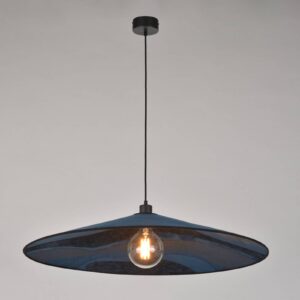 Svítidlo MARKET SET tmavomodrá textil/kov