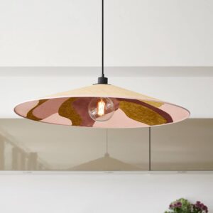 Svítidlo MARKET SET pivoňka kov/látka