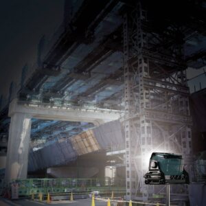 Svítidlo Makita tyrkysová/černá plast