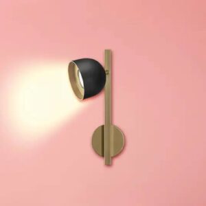 Svítidlo Marchetti bílý/zlatý kov/sklo