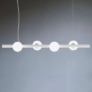 Svítidlo Marchetti bílé kov/sklo