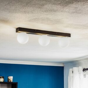 Svítidlo Markslöjd černý/satinovaný kov/sklo