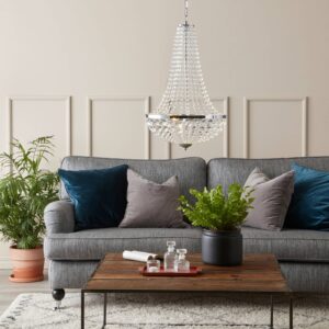 Svítidlo Markslöjd chrom/průhledná kov/křišťálové sklo