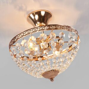 Svítidlo Markslöjd francouzské zlato/transparentní kov/sklo