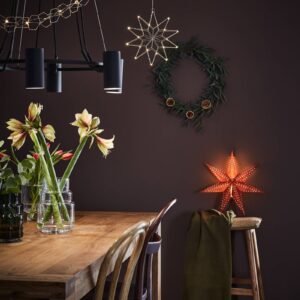 Svítidlo Markslöjd hnědá papír/plast