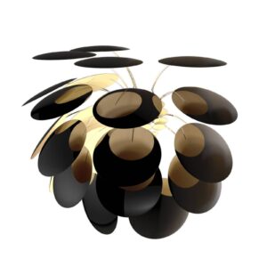 Svítidlo Marset černá/zlatá ABS plast/kov pochromovaný