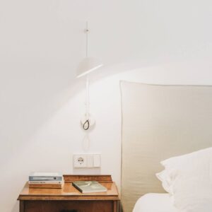 Svítidlo Marset perlově bílý železo/hliník