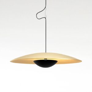 Svítidlo Marset mosaz/černý kartáčovaný hliník