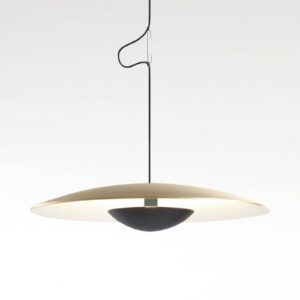 Svítidlo Marset mosaz/bílá/černá kartáčovaný hliník