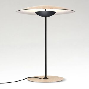 Svítidlo Marset dub/bílá/černá dřevo lisované/hliník