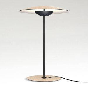 Svítidlo Marset dub/bílá/černá dřevo lisované/hliník