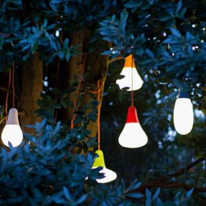 Svítidlo Martinelli Luce červený polyetylen