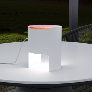 Svítidlo Martinelli Luce bílá/oranžová hliník/methakrylát