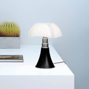 Svítidlo Martinelli Luce hnědá/ušlechtilá ocel satinovaná/opálově bílá ušlechtilá ocel/metakrylát