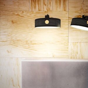 Svítidlo Martinelli Luce černý/zlatý/opálový hliník/metakrylát