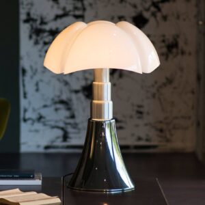 Svítidlo Martinelli Luce titanově šedá satinovaná/nerezová ocel satinovaná/opálově bílá hliník/nerezová ocel/methakrylát