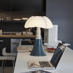 Svítidlo Martinelli Luce zelený/nerezová ocel satinovaná/opálový bílý hliník/nerezová ocel/methakrylát