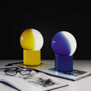 Svítidlo Martinelli Luce modrá/opálová hliník/sklo