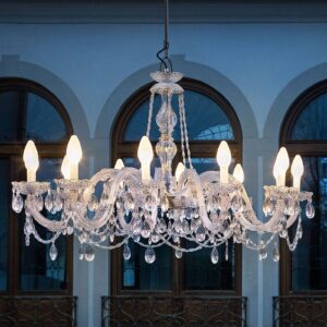 Svítidlo Masiero průhledná plast/kov